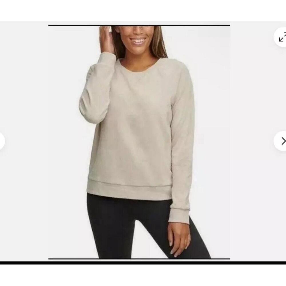 Marc New York V Neck Textured Long Sleeves Sweatshirt Size M S21